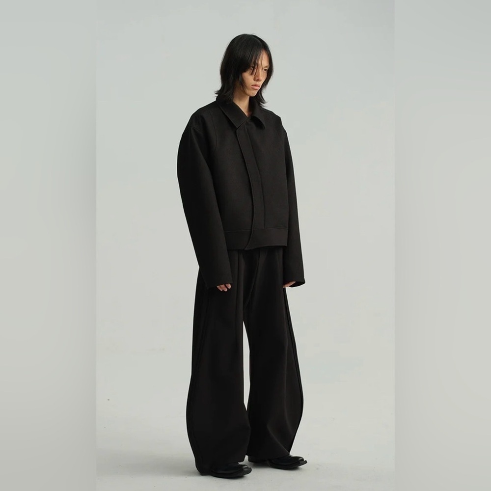 JCAESAR
Three-dimensional cut wide-leg pants - Picture 4 of 7